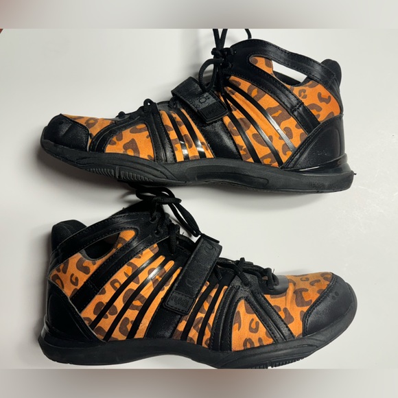 RYKA Tenacity Animal Print Aerobic Cross Trainer Mid High Top Support Zumba - Picture 2 of 6